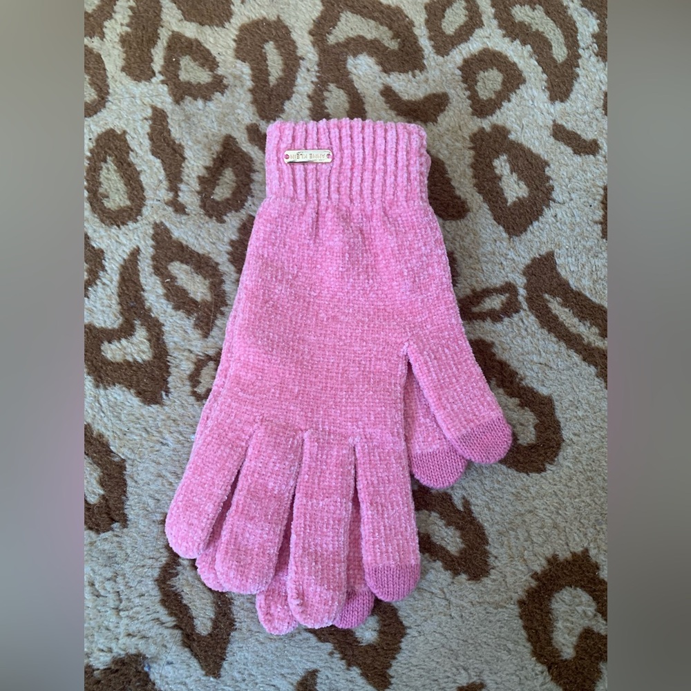 Anne Klein Pink Knit Gloves NWOT!